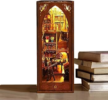 Amazon.co.jp: ブック ヌーク キット - 3D 木製パズル本棚