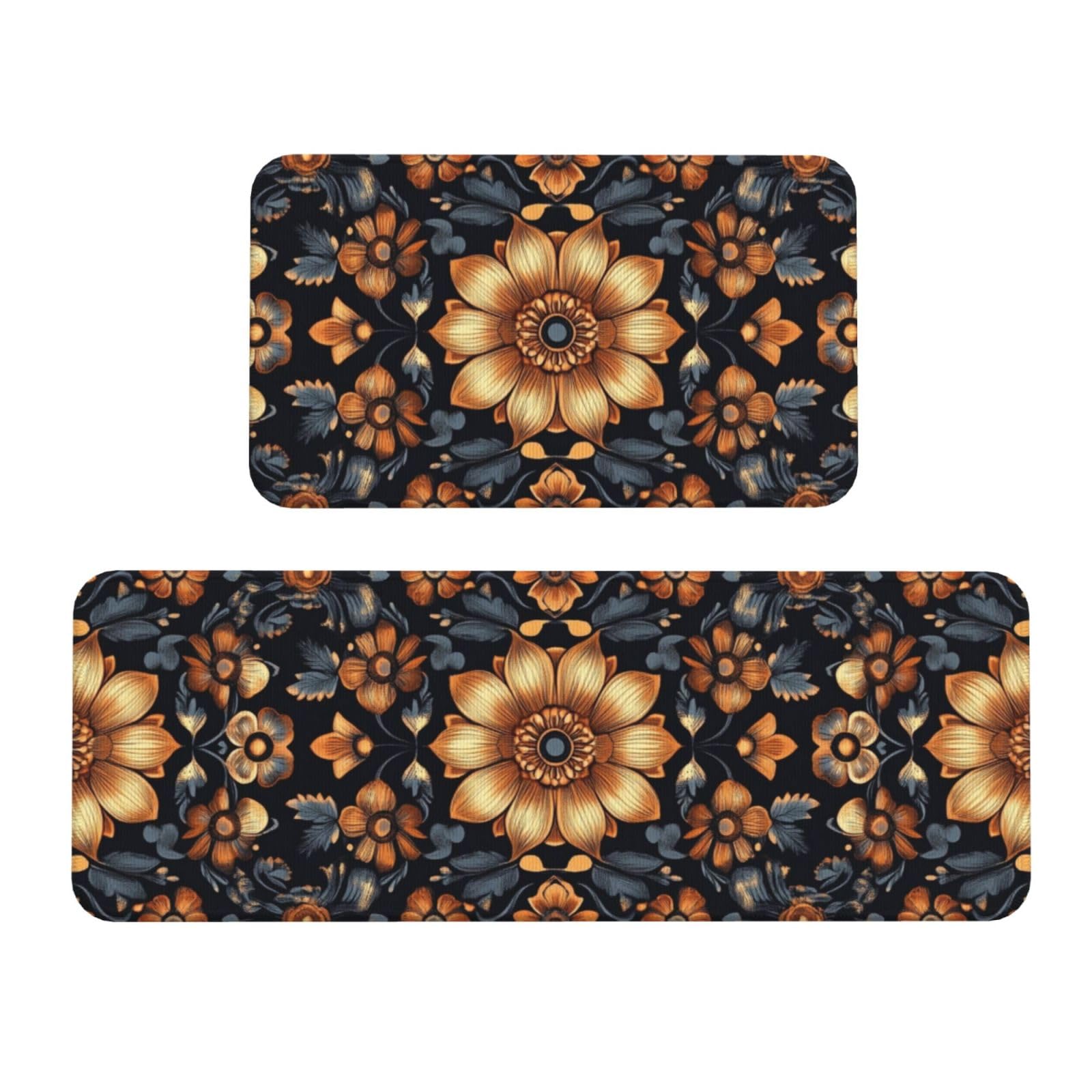 Alfombras de cocina lavables y decorativas, tapetes acolchados de 43x119 cm