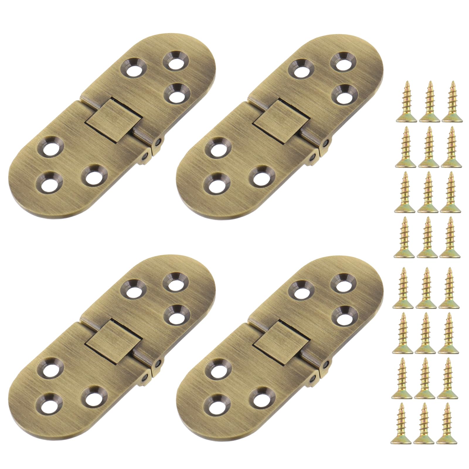 Folding Table Hinges - Black & Silver -7