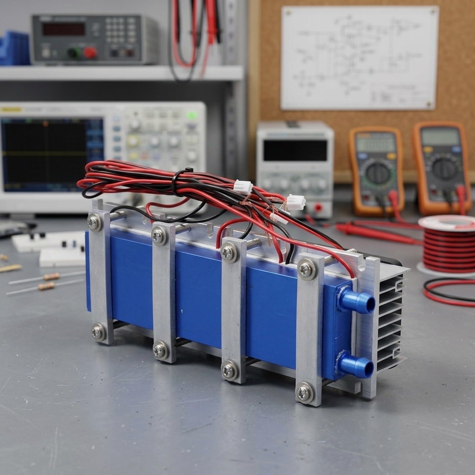 Aluminium Peltier-Modul 12V für 20L Kühlbox