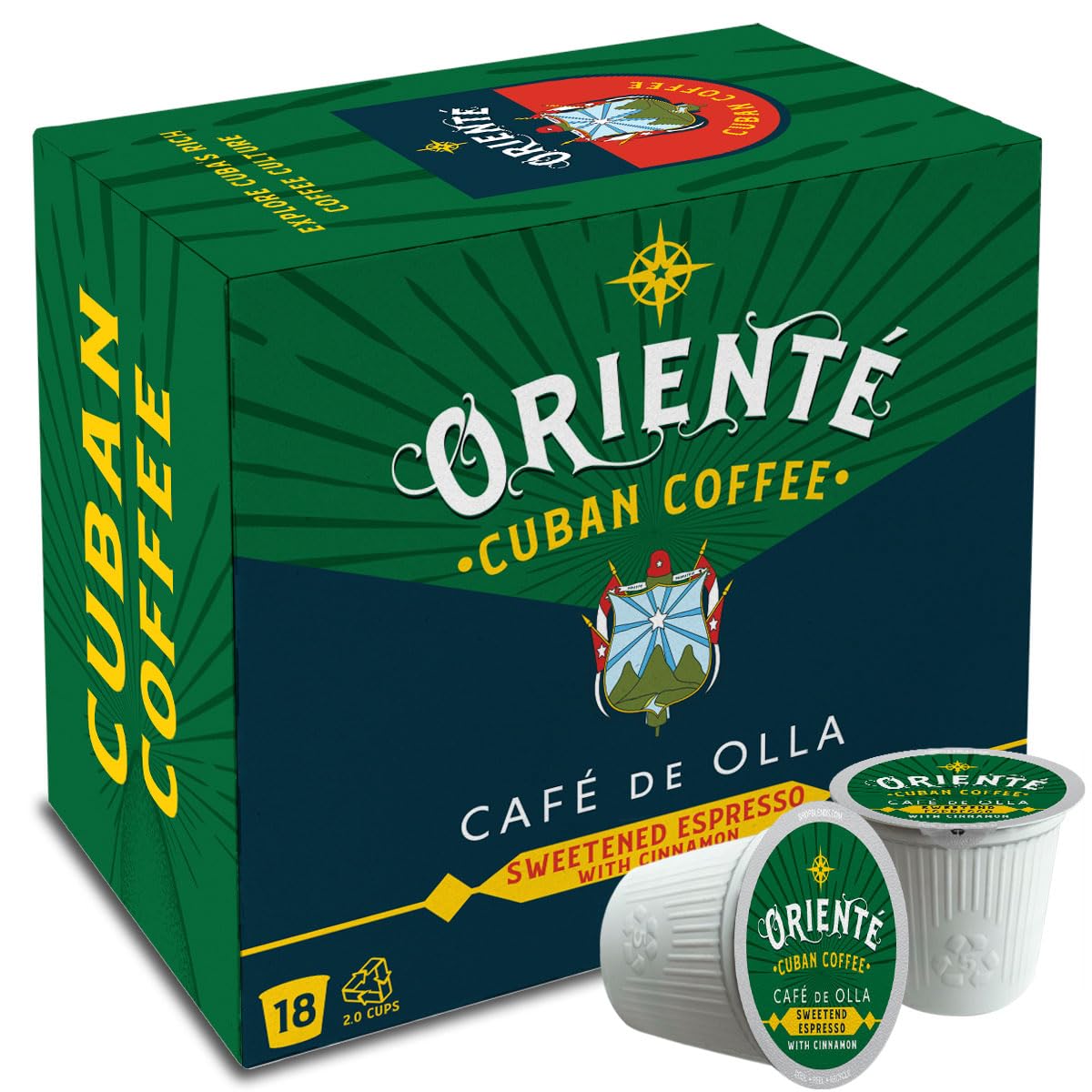 Oriente Cuban Coffee Roasters Dark Roast Cafe De Olla