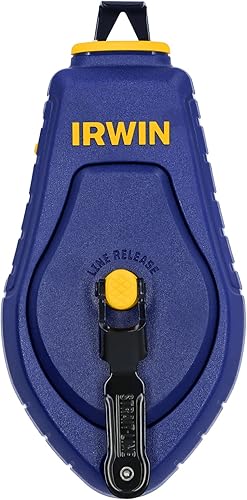 IRWIN Tools STRAIT-LINE - Carrete de tiza compacto, 30 pies (IWHT48440)