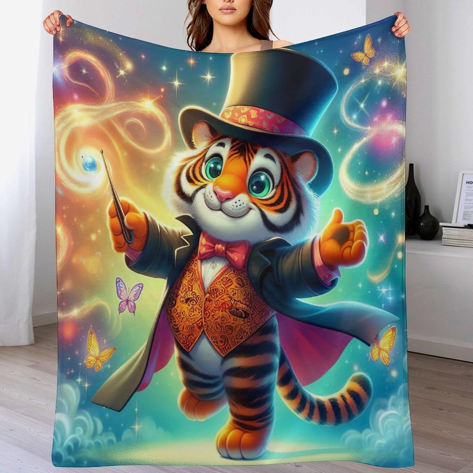 Manta de franela suave de alta calidad y tacto aterciopelado en tamaño 130 x 150 cm