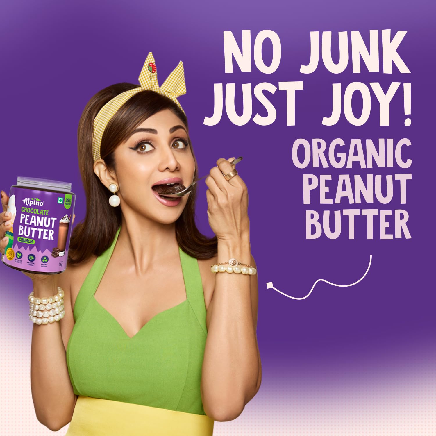 ALPINO Chocolate Peanut Butter Crunch 1kg - Roasted Peanuts, Chocolate Paste, Brown Sugar & Sea Salt - 24g Protein, non-GMO, Gluten Free, Vegan â€“ Plant Based Peanut Butter Crunchy