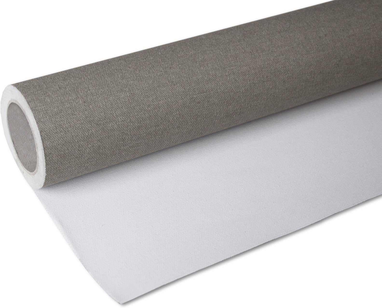 7179 Roll of Canvas for Painting, Cotton, White, H 105 cm, Length 10 m