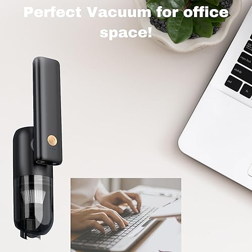 Miniatura 7 de GajetNest - Mini aspiradora plegable portátil para automóvil, succión fuerte de 20000 PA, inalámbrica, luz LED, soplador e inflador, batería de