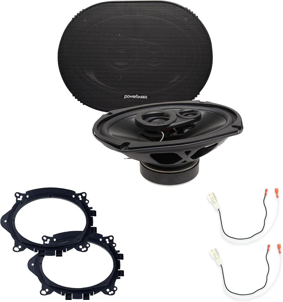 PowerBass S-6903 6x9 Rear Speaker Upgrade Kit for Corolla 2014-19