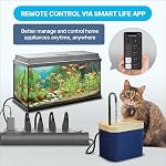 Smart Plug Power Strip, 6sockets with 2 Always on Outlets, WiFi Surge Protector Compatible with Alexa & Google Home,Wall Mountable,Home Office Multi-Plug Extender, Black