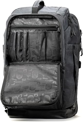 Miniatura 6 de LAPG - Mochila Terrain Stealth, mochila EDC encubierta, mochila táctica de perfil bajo, color verde oliva jaspeado, Verde oliva jaspeado, Mochilas