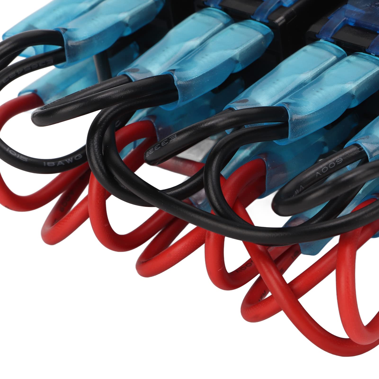 Interruptor basculante, panel de interruptor basculante de 4 bandas Protecciones múltiples LED azul retroiluminado IP65 a prueba de agua para vehículos de 12-24V Barcos SUV Camiones