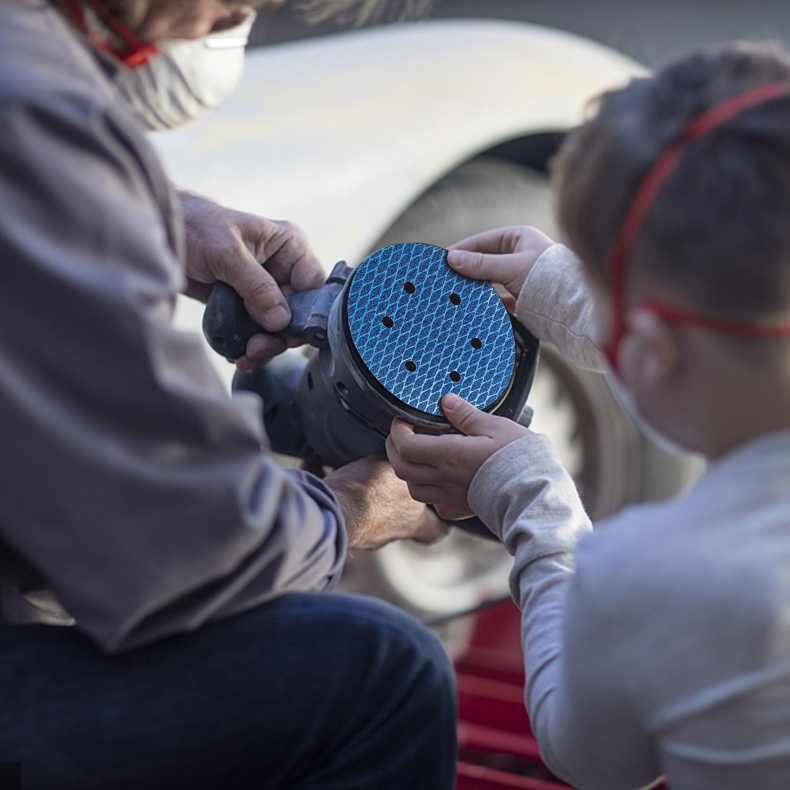 50 Carte Abrasive Per Levigatrice - Grana 40-240 Per Black & Decker - Foto 9