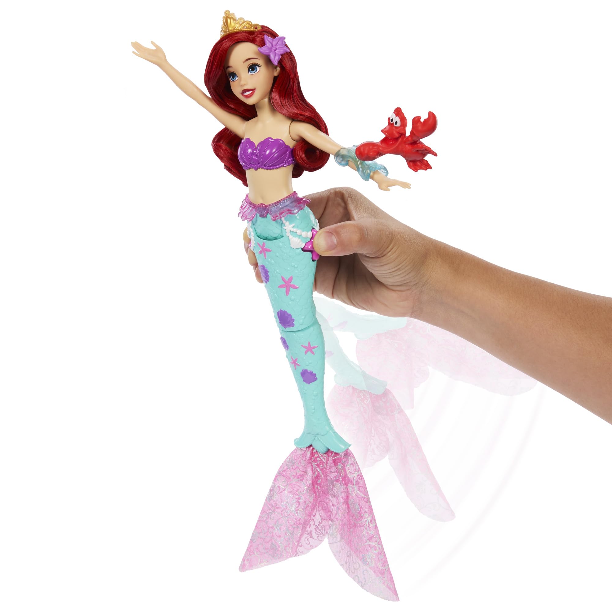 Mattel Disney JFC39 Princess Ariel Doll with Animal and
