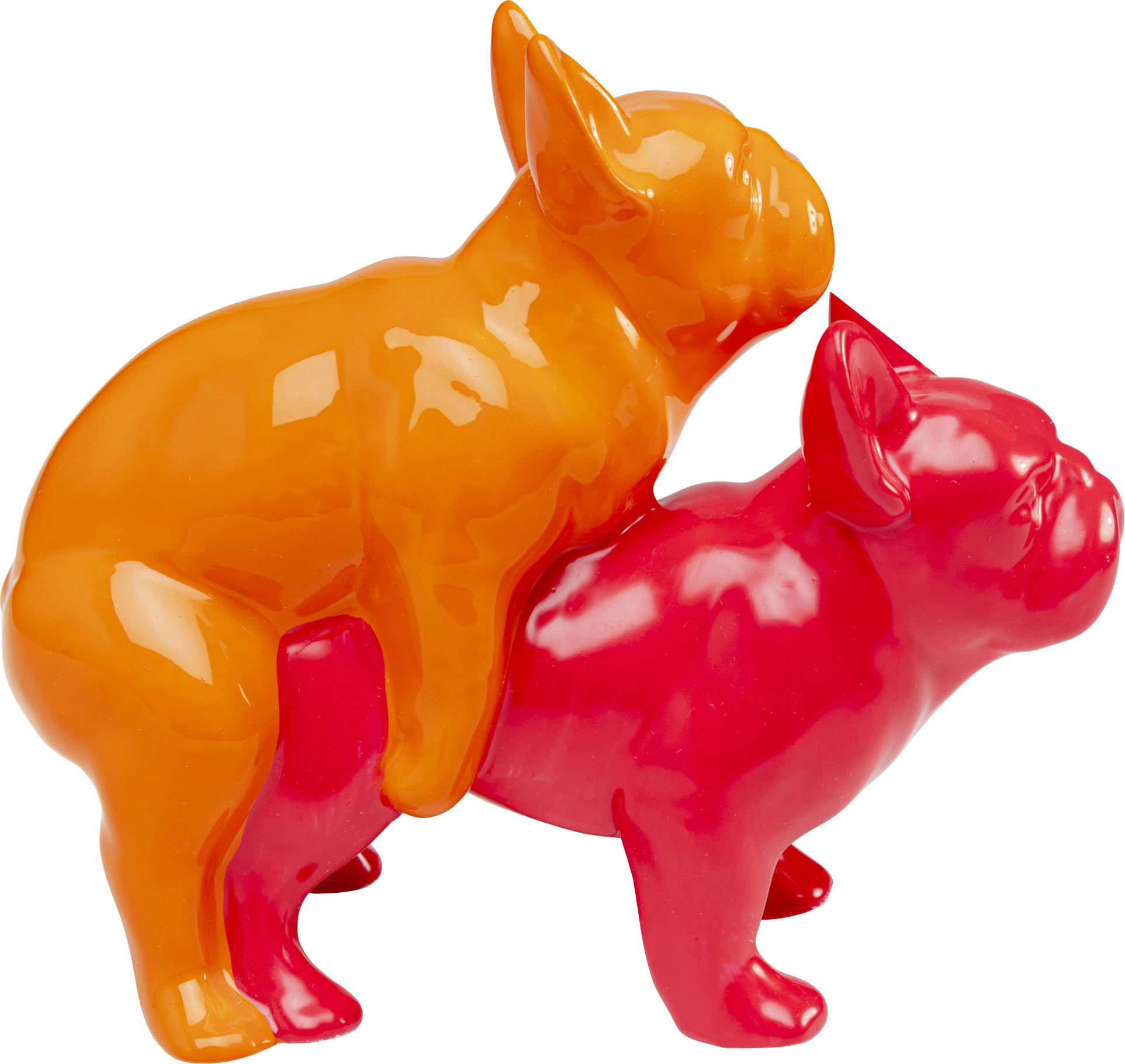 Kare Design figura decorativa Love Dogs Duo, rosso arancione, idea regalo