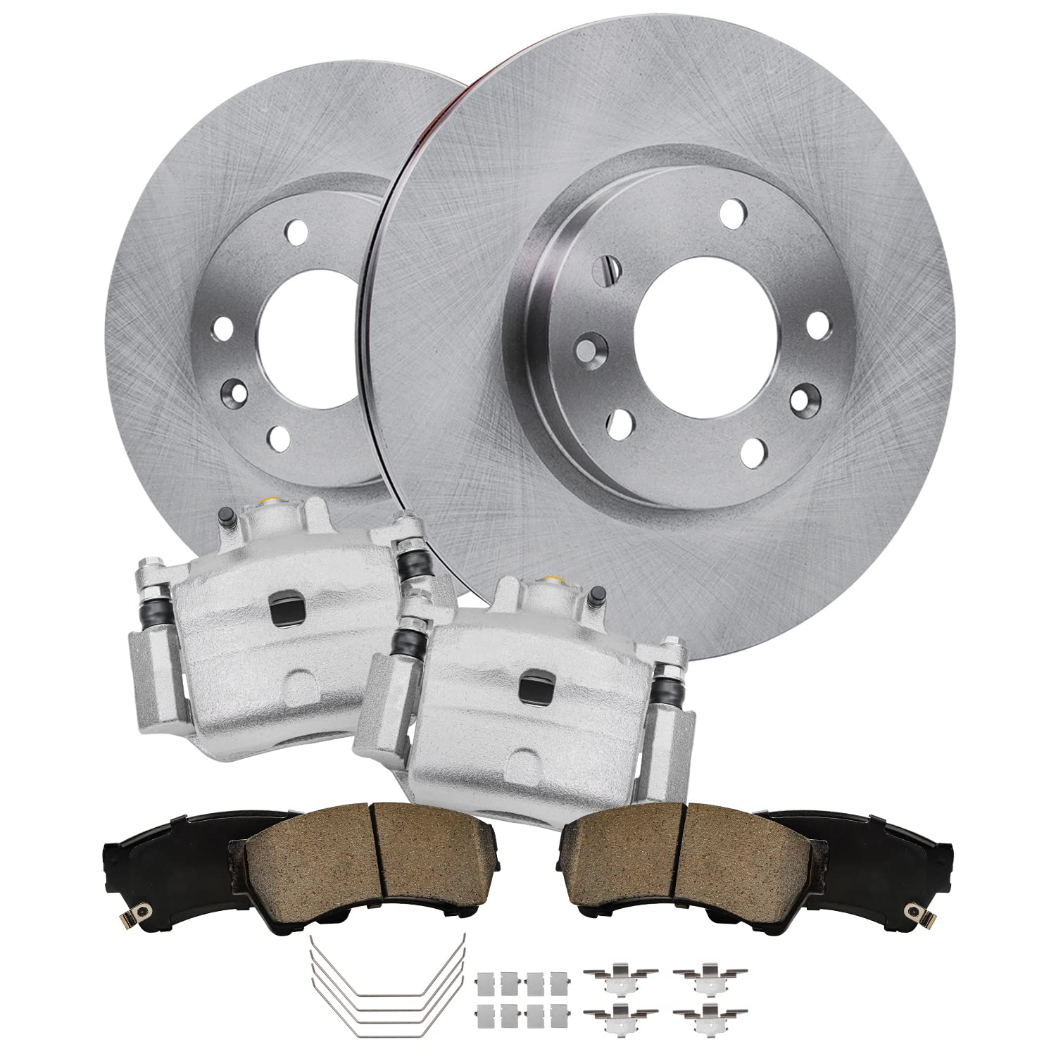 Detroit Axle - Front Brake Kit for 2006-2012 Ford Fusion Mercury Milan