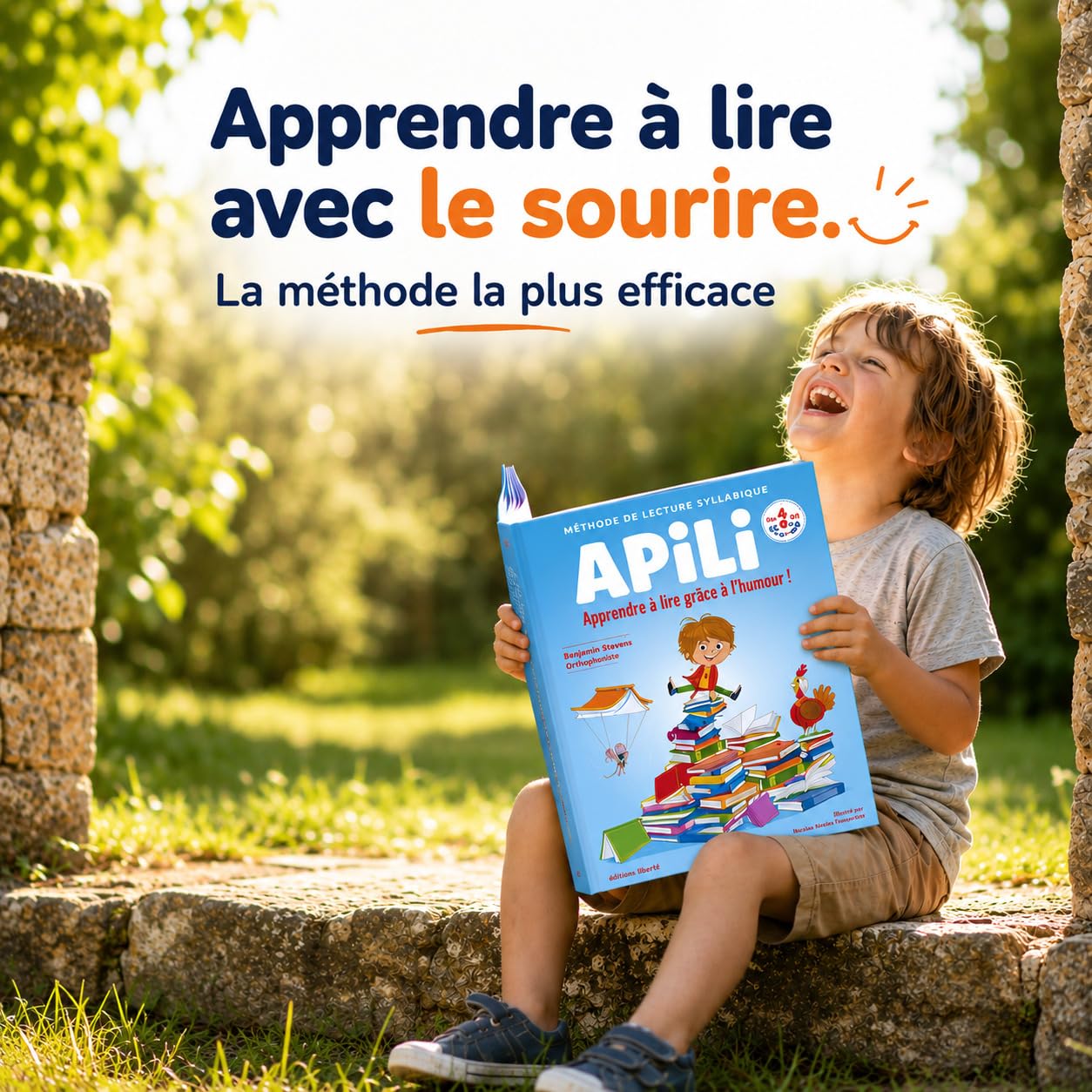 Apili : Méthode de Lecture Syllabique Ludique – Apprendre à Lire Dès 5 Ans avec Syllabes en Couleurs et Humour – Grande Section/CP – Conseils pour Adultes et Enseignants