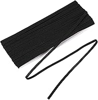 Vista 10 de Shappy Banda elástica para coser de punto (1/2 pulgada x 11 yardas, blanco)