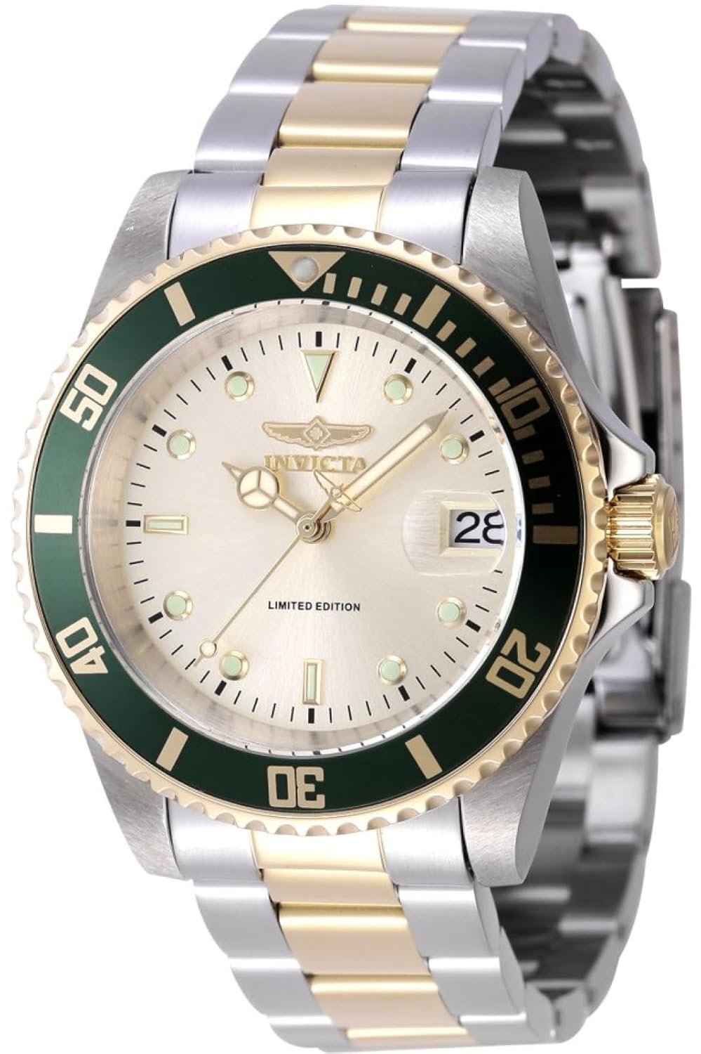 Invicta Pro Diver Automatic Gold Dial Analog Watch for – Men 47395 Invicta Pro Diver Automatic Gold Dial Analog Watch for – Men 47395