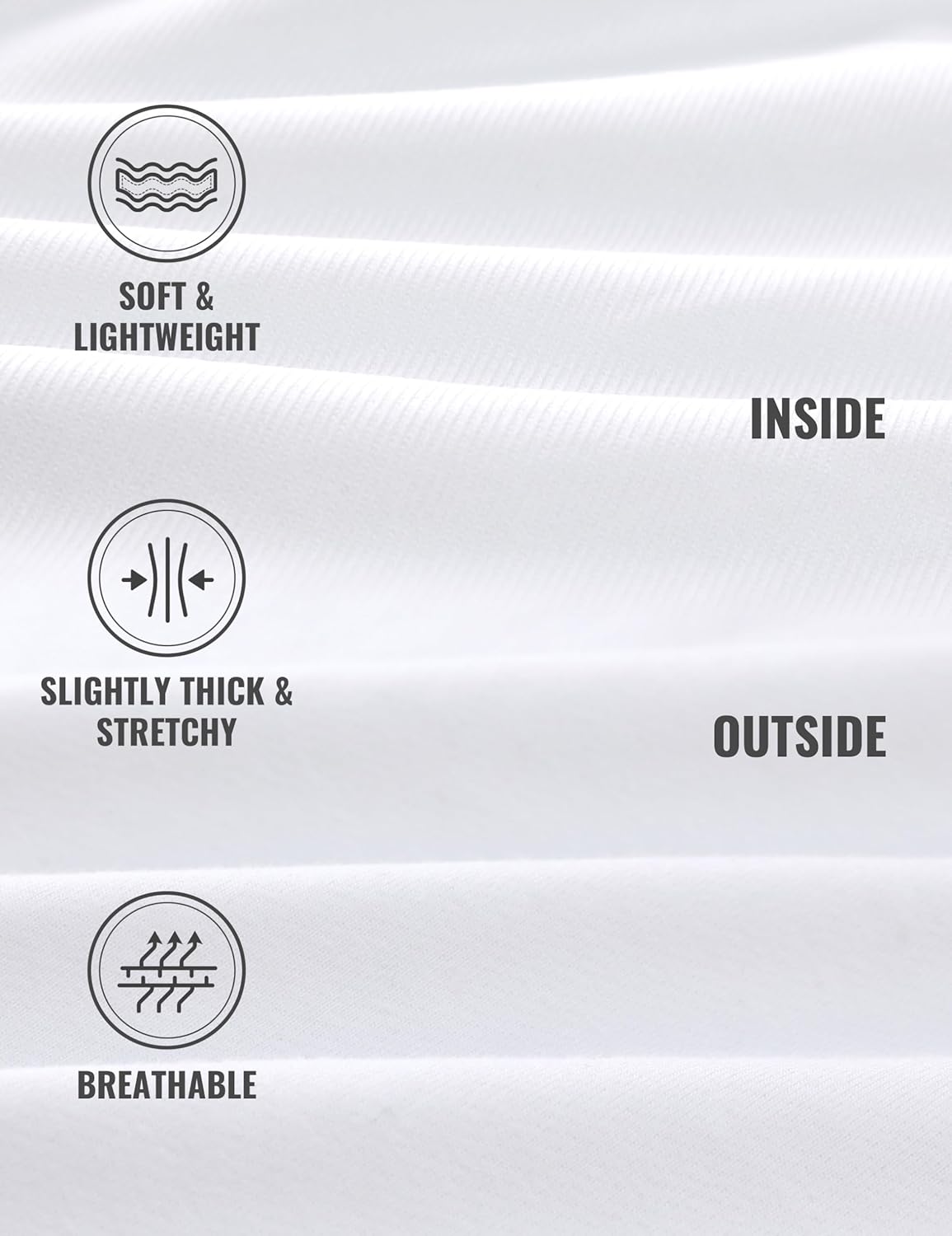 CRZ YOGA Mens Crewneck Sweatshirts French Terry Athletic Workout Sweat Shirts Casual Pullover Tops with Zipper Pocket - Image 4