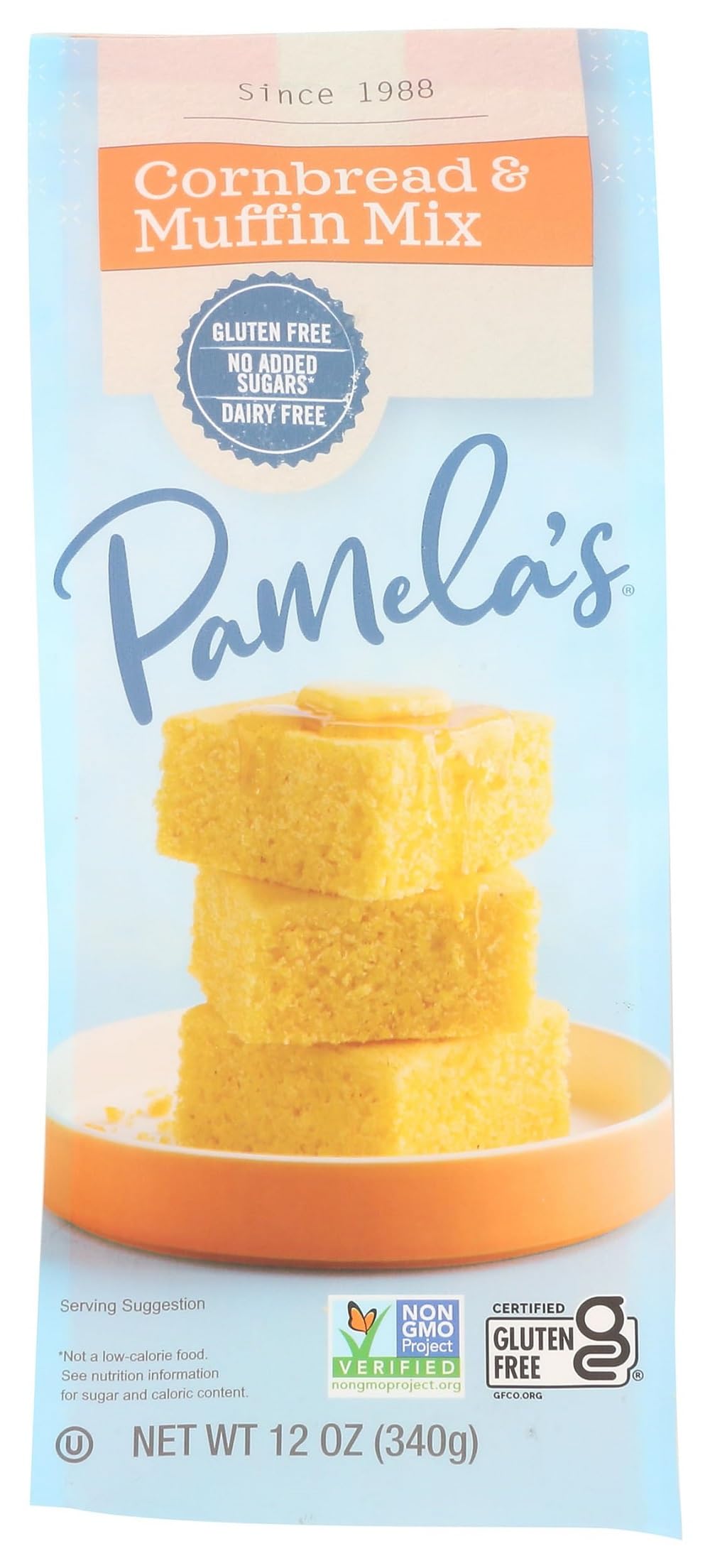 Pamelas Mix Corn Bread & Muffin, 12 oz