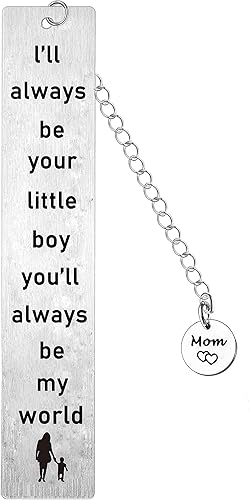 Marcapáginas para mamá de parte del hijo, regalos de cumpleaños para mamá, regalo del día de la madre, marcapáginas de hijo a mamá