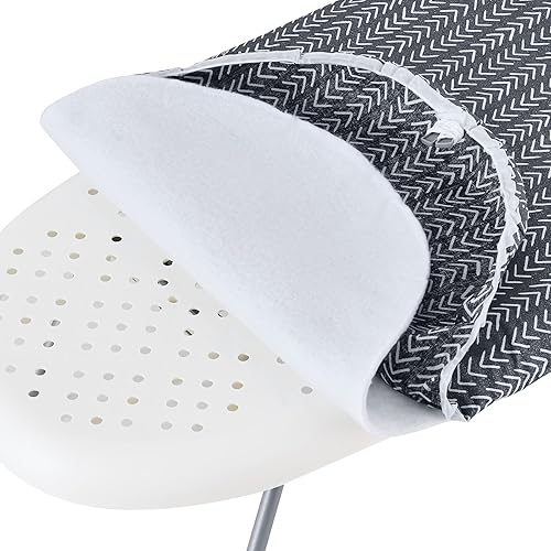 Miniatura 12 de VEVOR Tabla de planchar de mesa de 23.4 x 14.4 pulgadas, pequeña tabla de planchar con cubierta resistente al calor y cubierta 100% algodón, mini