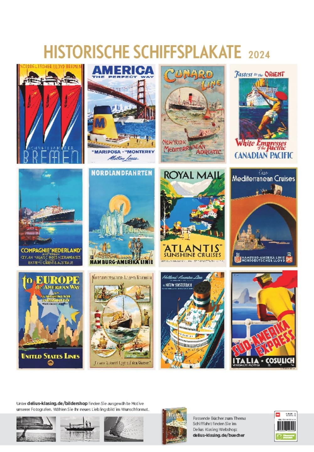 Carteles históricos de barcos 2024