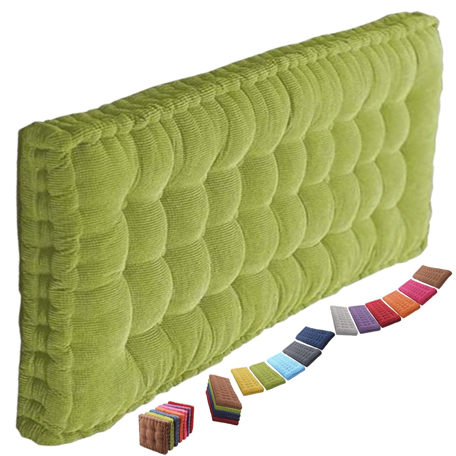 uyeoco Thick Bench Cushion Pad 2/3 Seater,Cotton Garden Bench Pad Cushions 100cm/110cm/120cm,Seat Cushion Pads for Outdoor Indoor(6@,50x130cm) — view 16