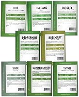 Vista 8 de 5200 Semillas de 15 variedades tradicionales no transgénicas, interior, hidropónicas, aire libre: albahaca, hierba gatera, cebollino, cilantro