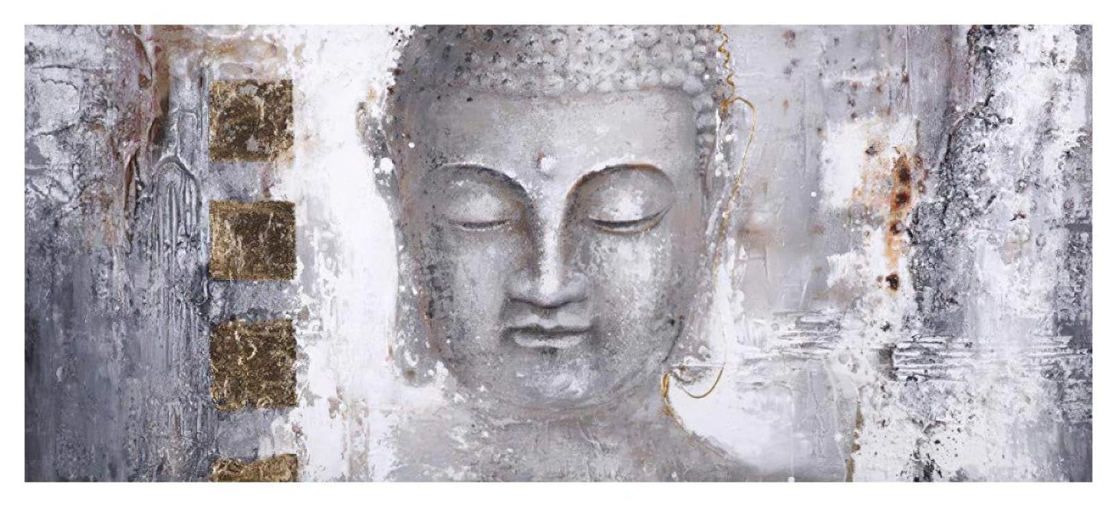 Puzzle für Erwachsene und Kinder, 2000 Teile – Puzzle mit majestätischer Buddha-Statue, jedes Teil ist EIN Unikat, Puzzle mit Buchstaben auf der Rückseite, 70 x 100 cm