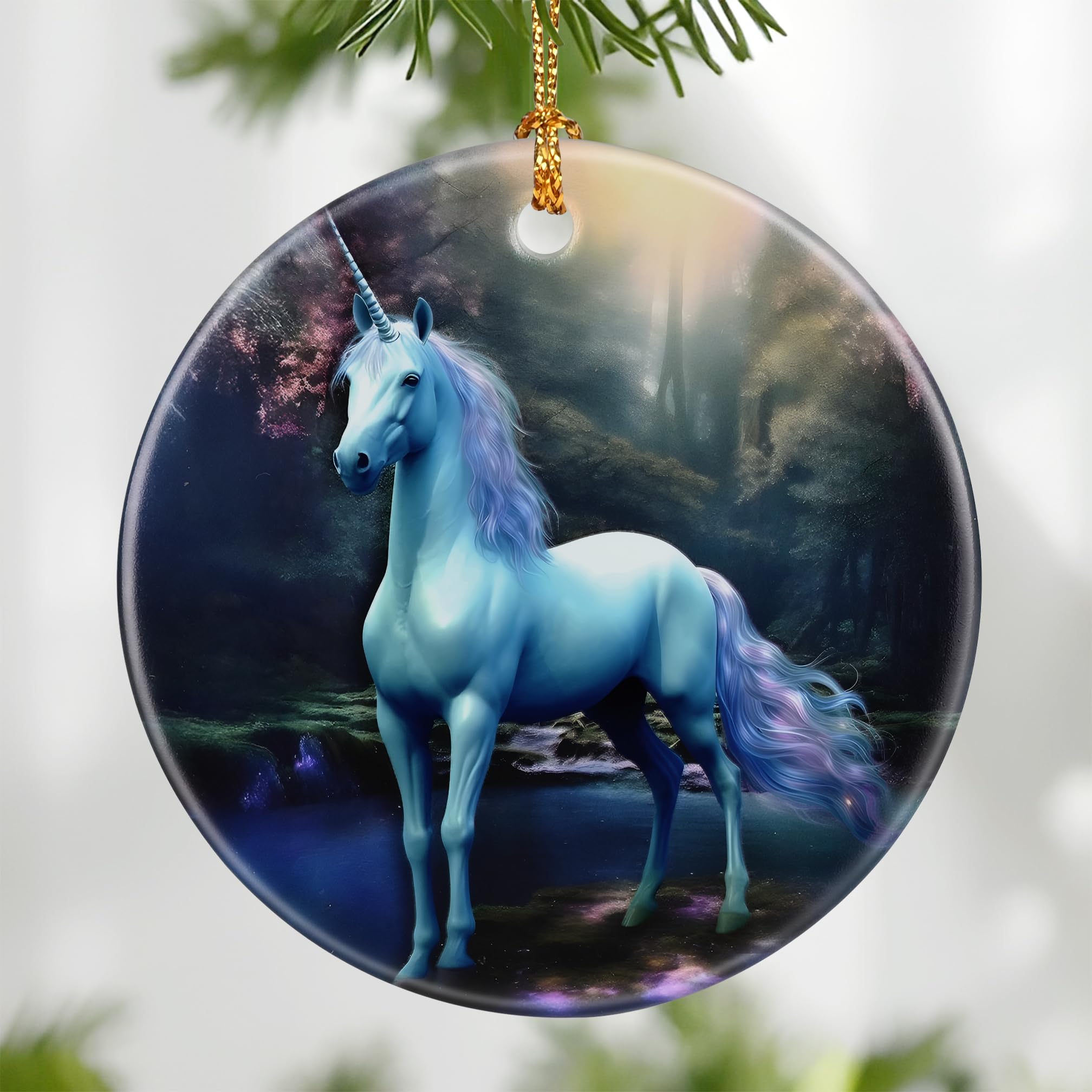 Décoration de Noël licorne pour illuminer vos fêtes en famille