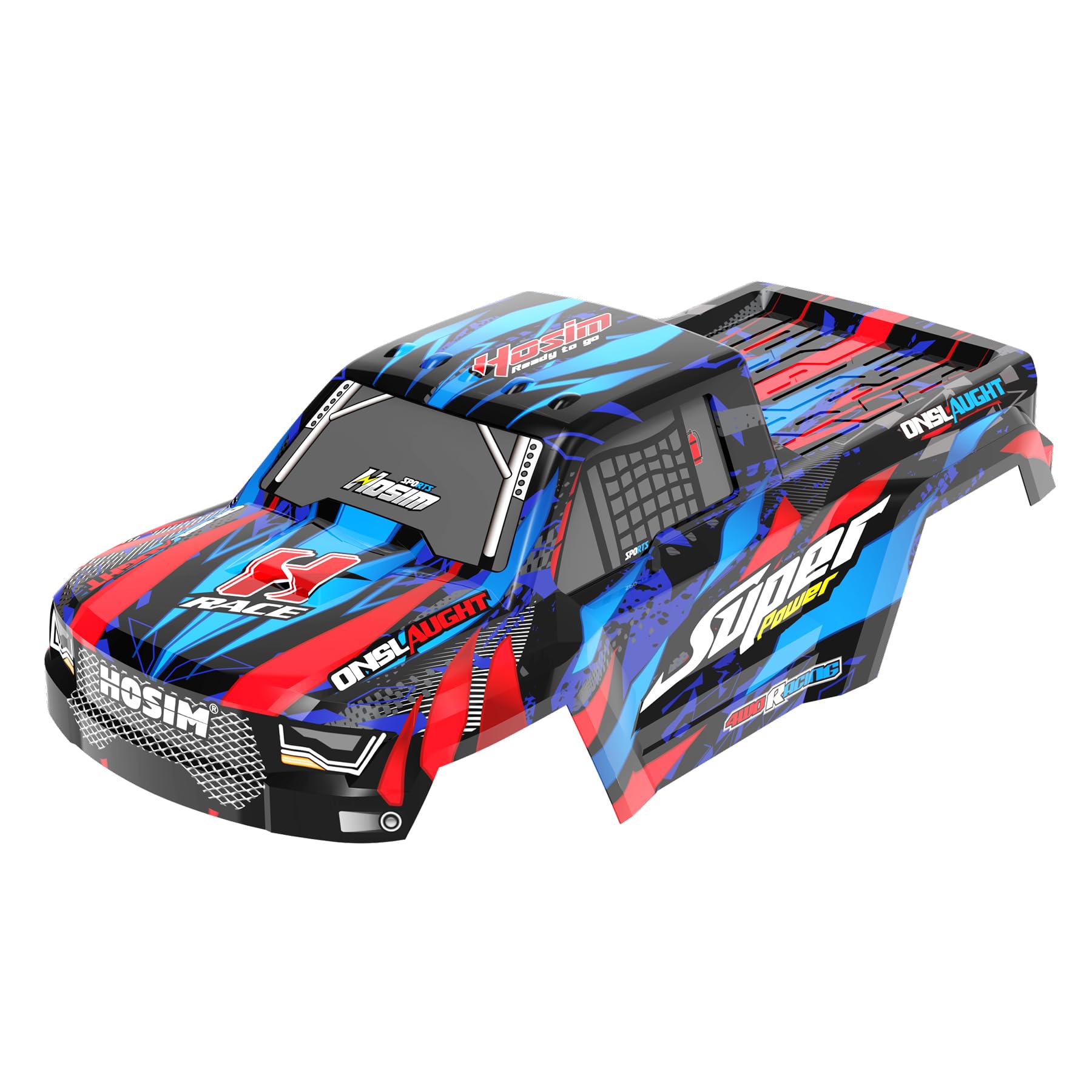 Hosim X08 RC Car Shell Truck Body Parts HS-X08-SJ01 X08 RC Car?Blue?