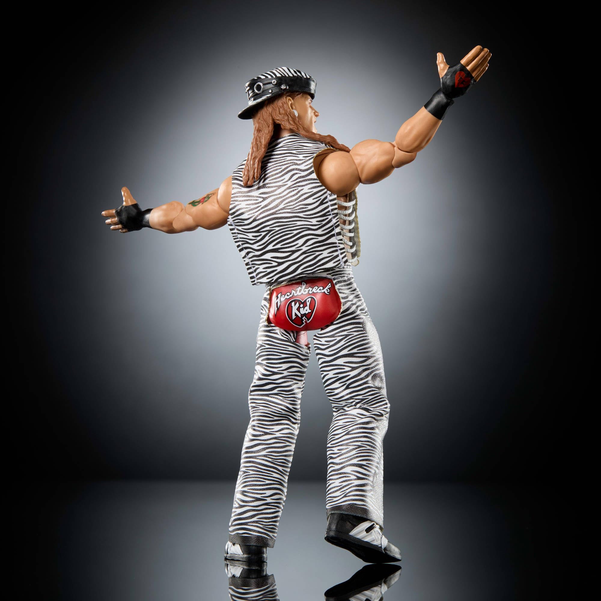 Mattel WWE Ultimate Edition Shawn Michaels figurka i akcesoria | Zestaw figurek Shawn Michaels, 15 cm, wymienne głowy i dłonie, 30 punktów artykulacji, JKD31