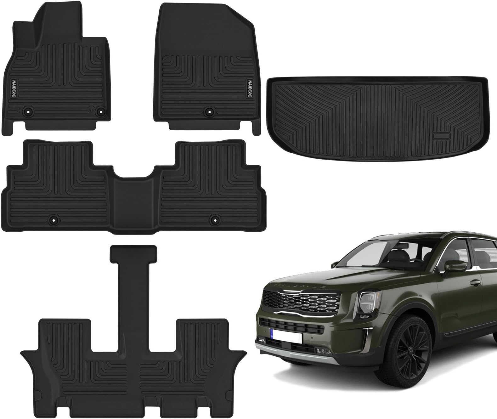 OEM Genuine 2020 Kia Telluride All Weather Rubber Floor
