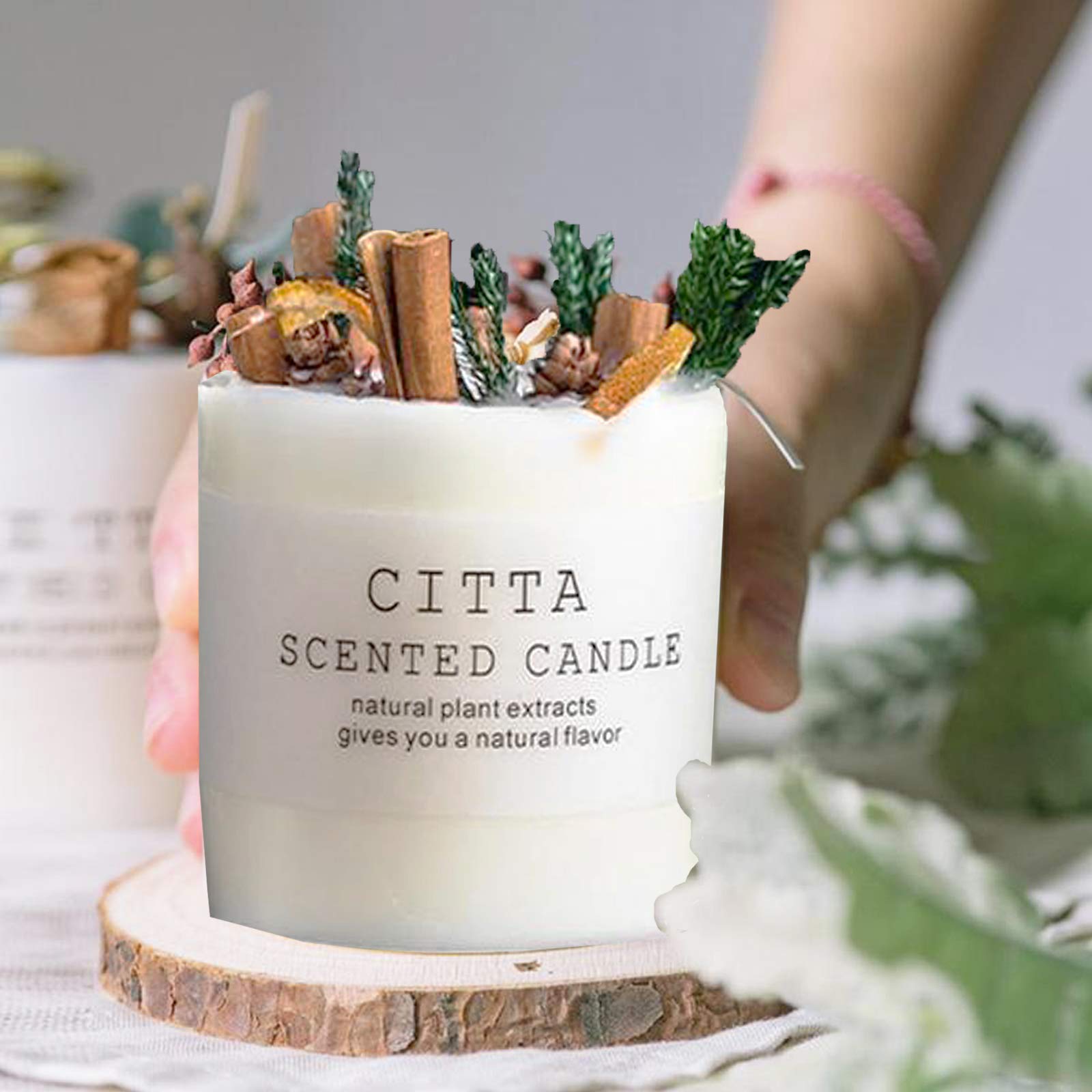 Set Regalo Candele Profumate, Candela Aromaterapia di Soia Naturale Altamente Profumate con Confezione Regalo, Regali Perfetti per Donne, San Valentino, Anniversario, Festa della Mamma, Compleanno