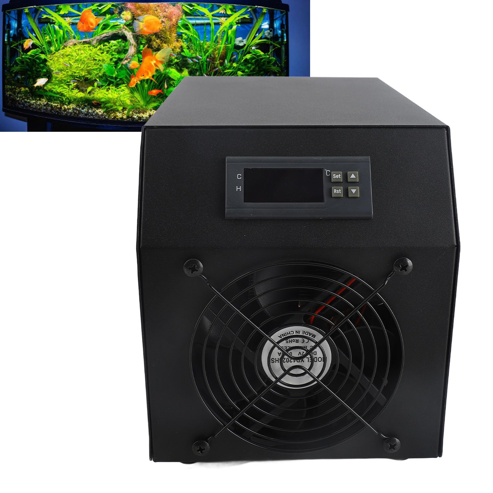 SISTEMAs de Refrigeración y Calefacción de Acuario 2 en 1, SISTEMAs de Refrigeración de Tanque de Peces de 16 Galones, 60 L, 1/4hp, para SISTEMAs Hidropónico de Refrigeración y