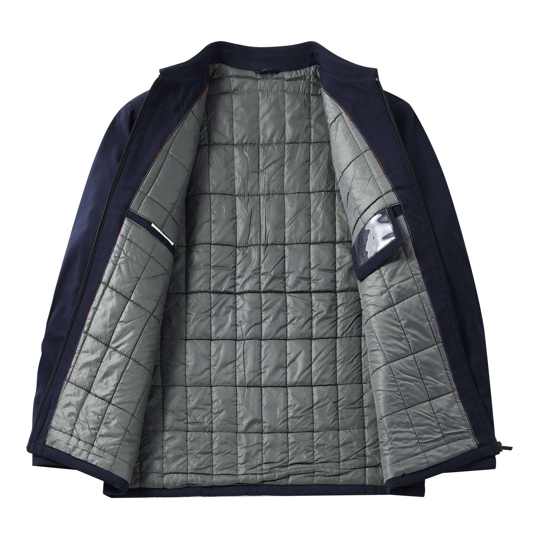 Allthemen Giacca Uomo Casual Allentata Giubbino Risvolto Tinta Unita Bomber Jacket Ispessimento Invernale Cappotto