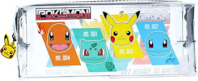 Pokemon Pencil Case | School Bag| Pen Holder | Stationary Supplies | School Supplies | Pokemon Accessories