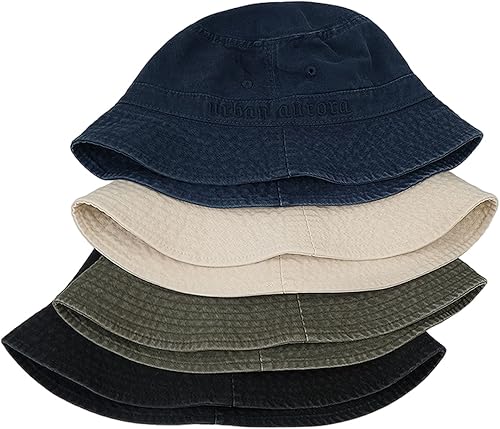 Vista 27 de Clakllie Sombreros de pescador para mujeres y hombres, sombrero de sol de algodón lavado, gorra de pesca, senderismo, plegable, para verano, al aire