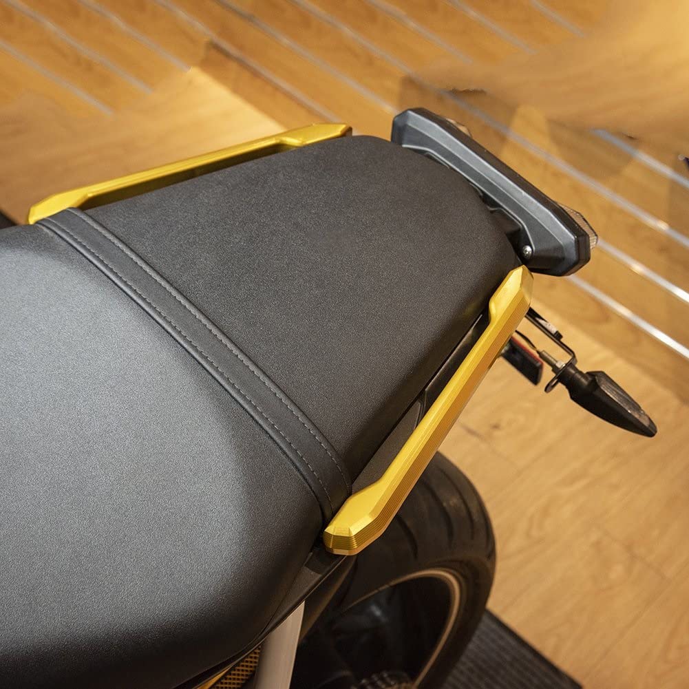 Poignée Passager Moto Rouge Pour Yamaha MT-09 / FZ-09 2013-2021 - Barre D'Appui Arrière Siège Accessoire Confort