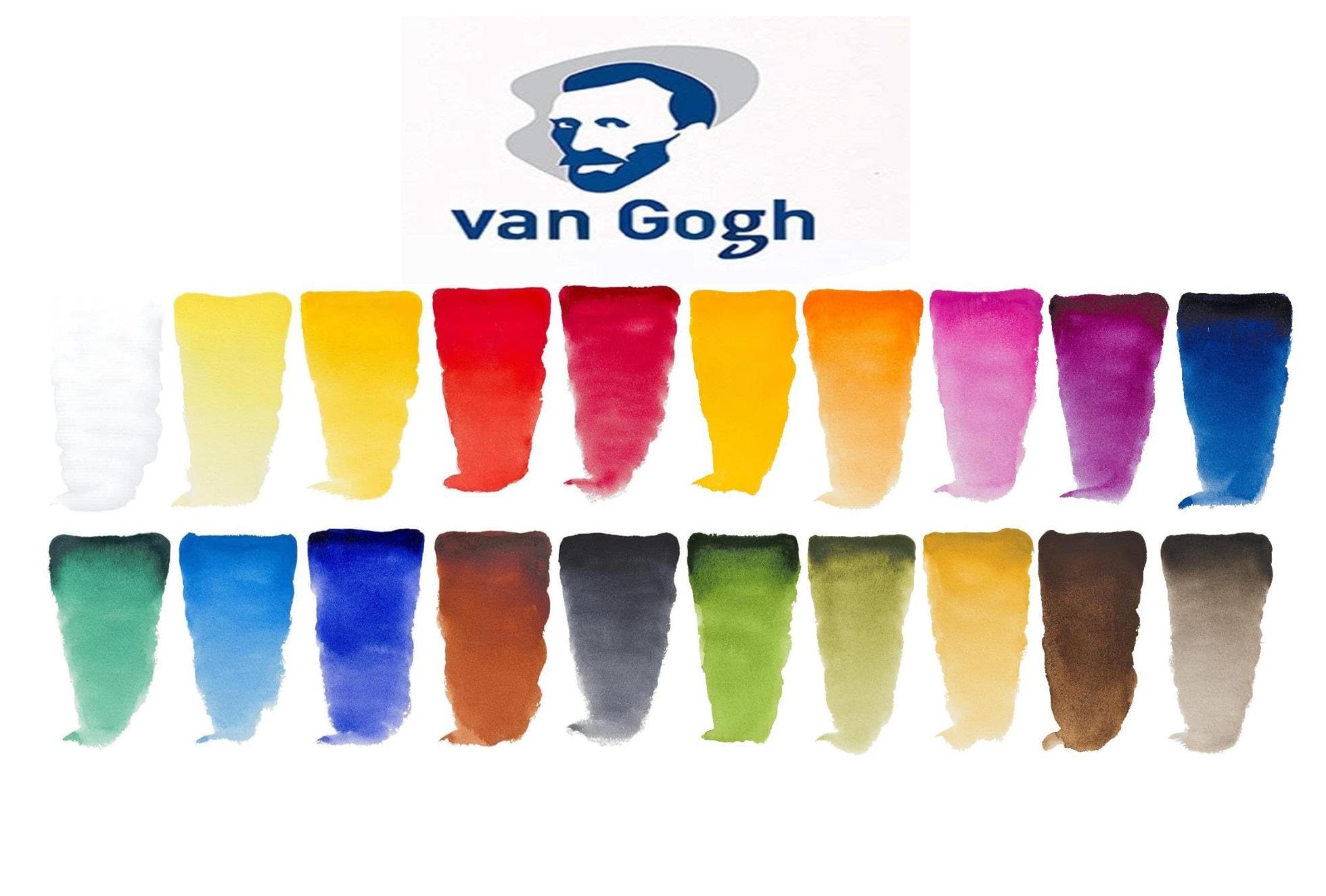 Van Gogh - Acuarela 20 tubos x 10 ml + 2 cartas