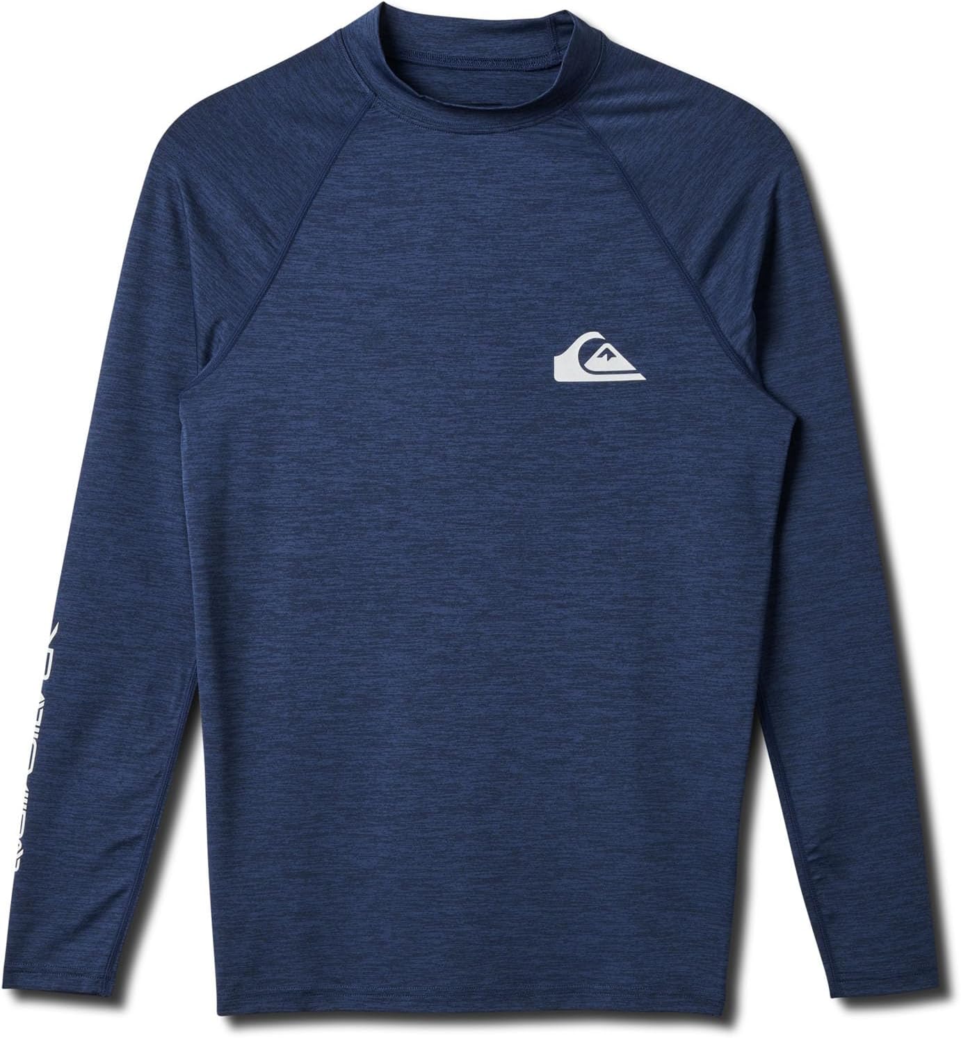 Quiksilver - Mens Everyday Upf50 Long Sleeve T-Shirt, Color Navy Heather, Size: X-Small