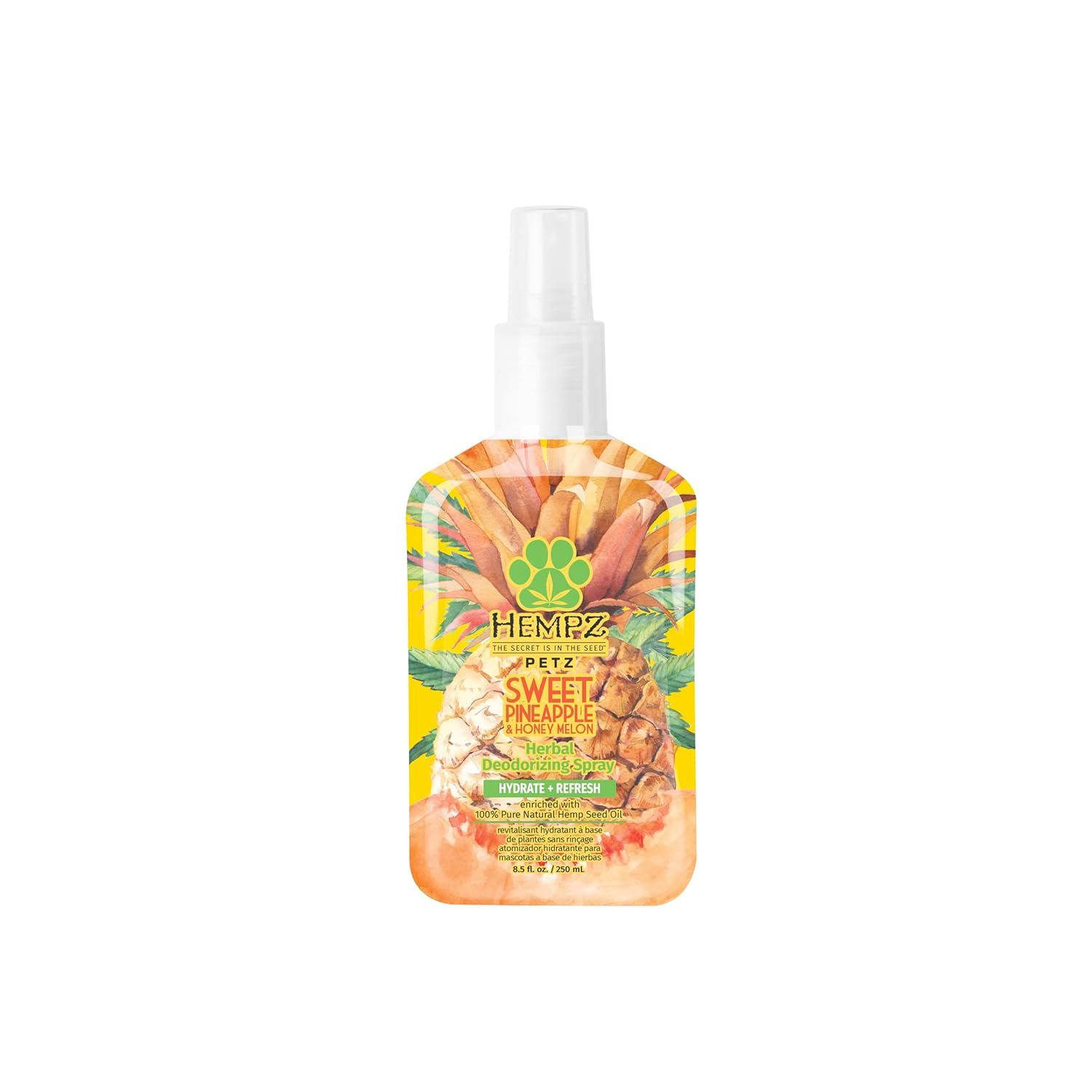Hempz PETZ Dog Deodorizing Spray Sweet Pineapple & Honey