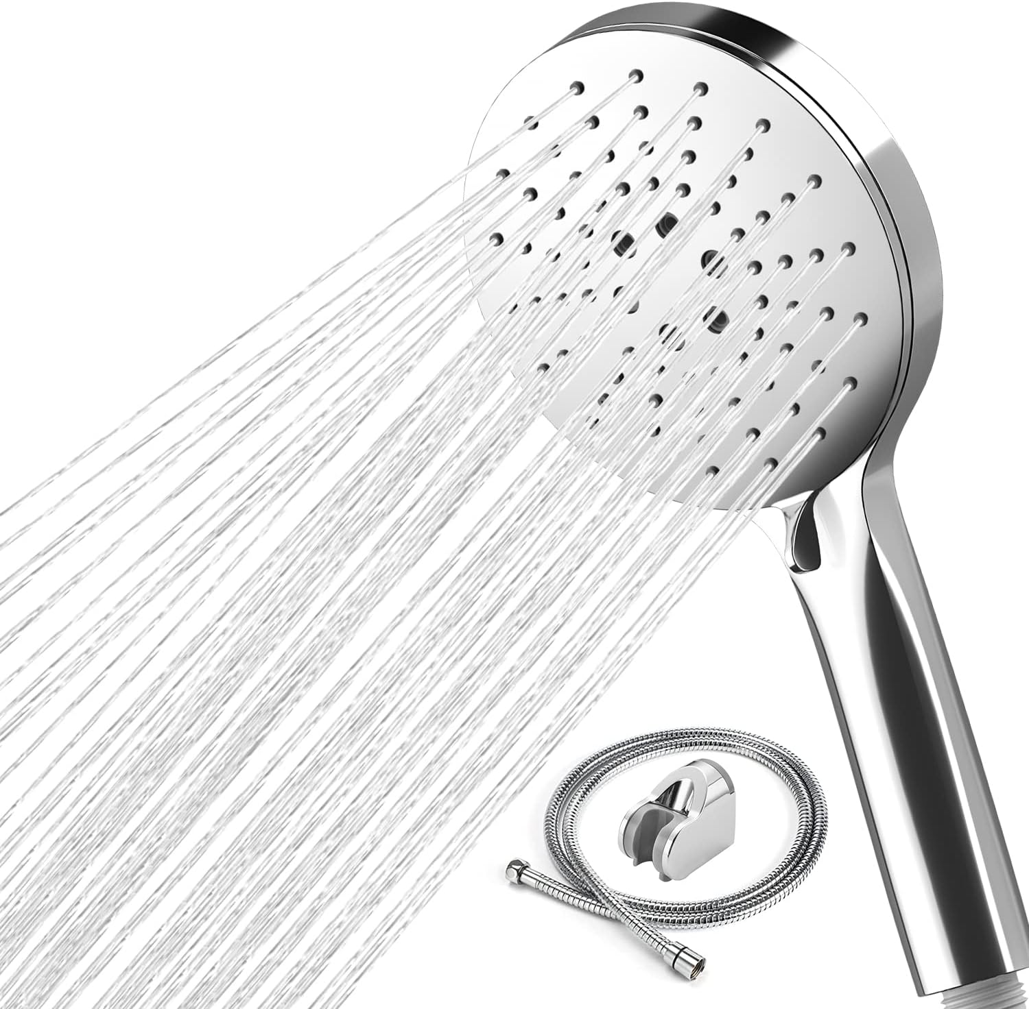 Lovcoyo Shower Head and Hose, Universal Shower Heads with Universal