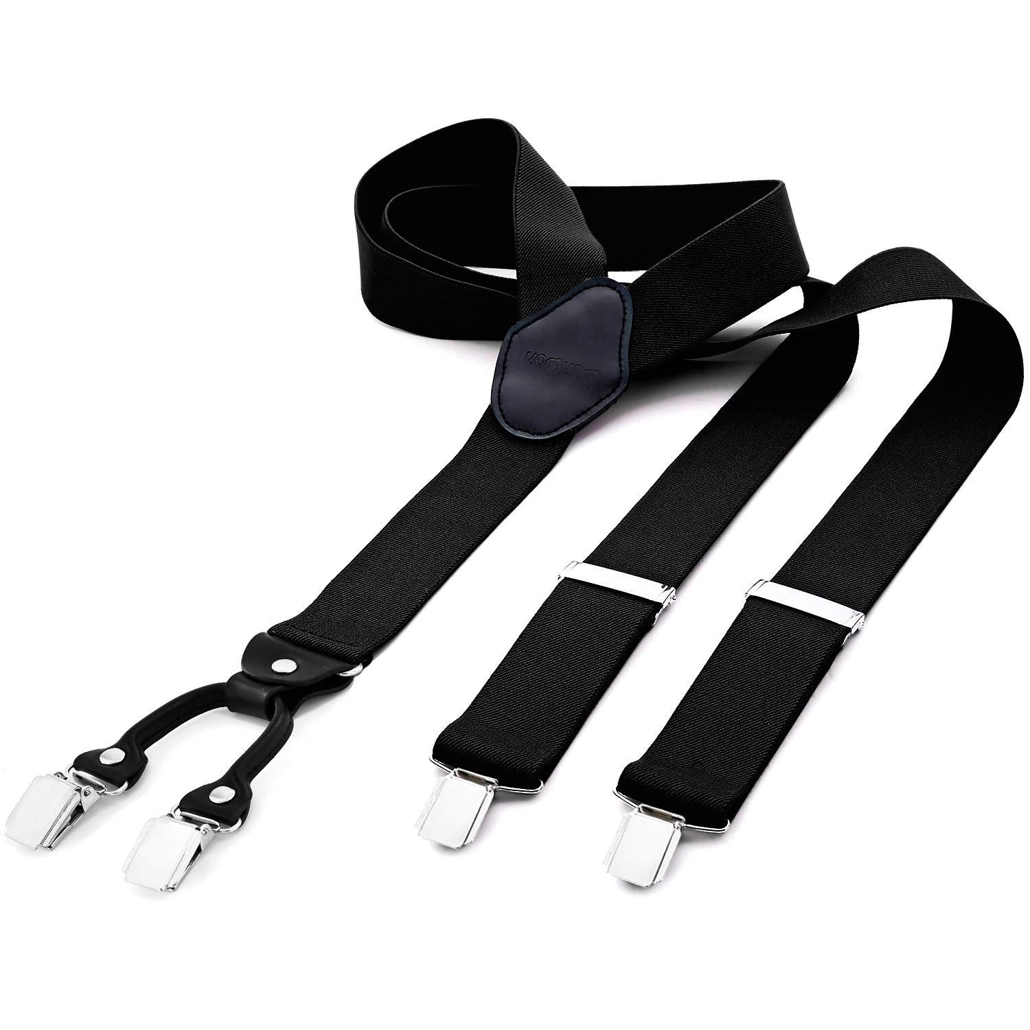 Hosenträger Herren breit 3,5 cm mit 4 Hosenträger Clips extra stark in Y-Form – elastisch und längenverstellbar-image-30