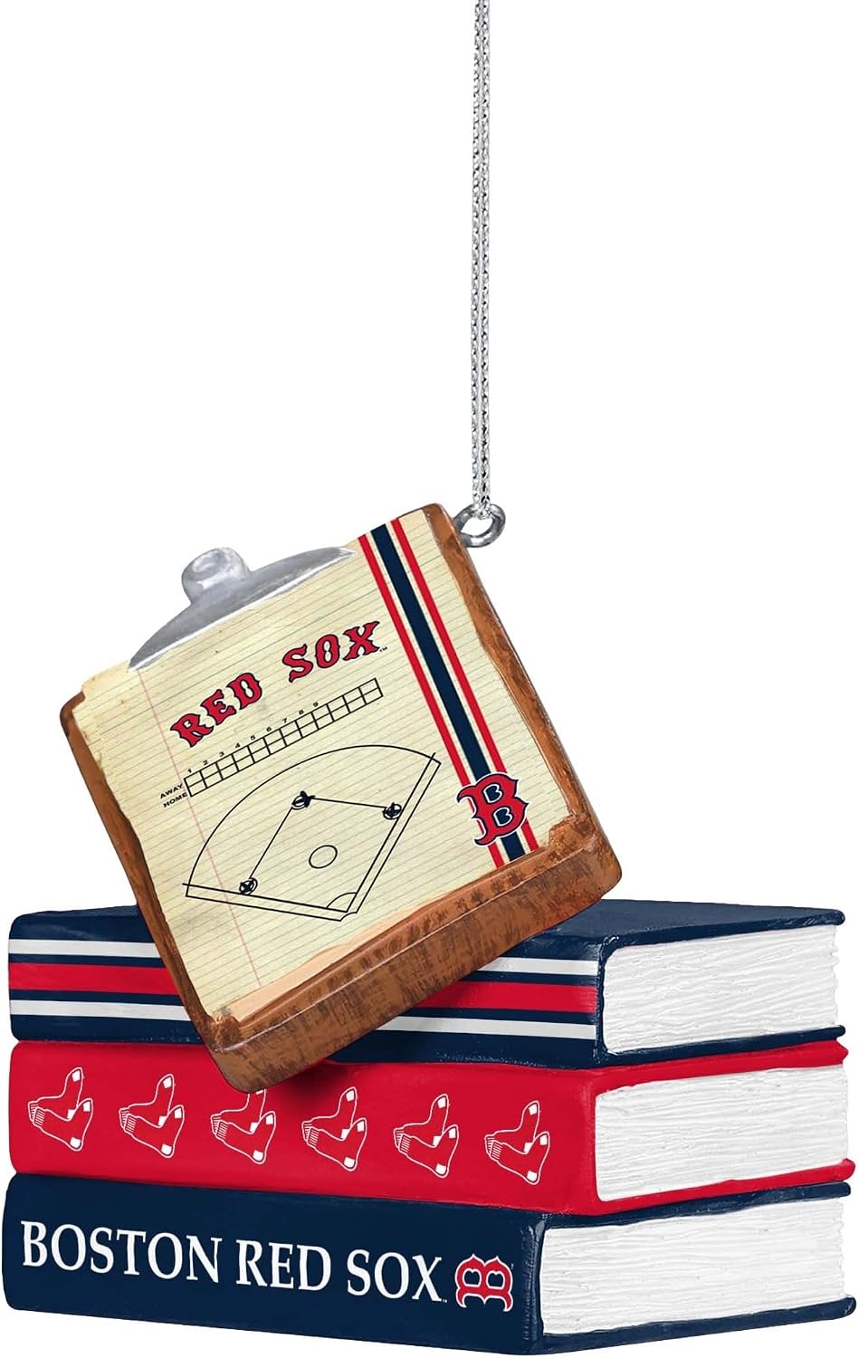 FOCO MLB St Louis Cardinals Team Playbook Clipboard and Books Ornament – Officially Licensed Holiday Decoration image 4