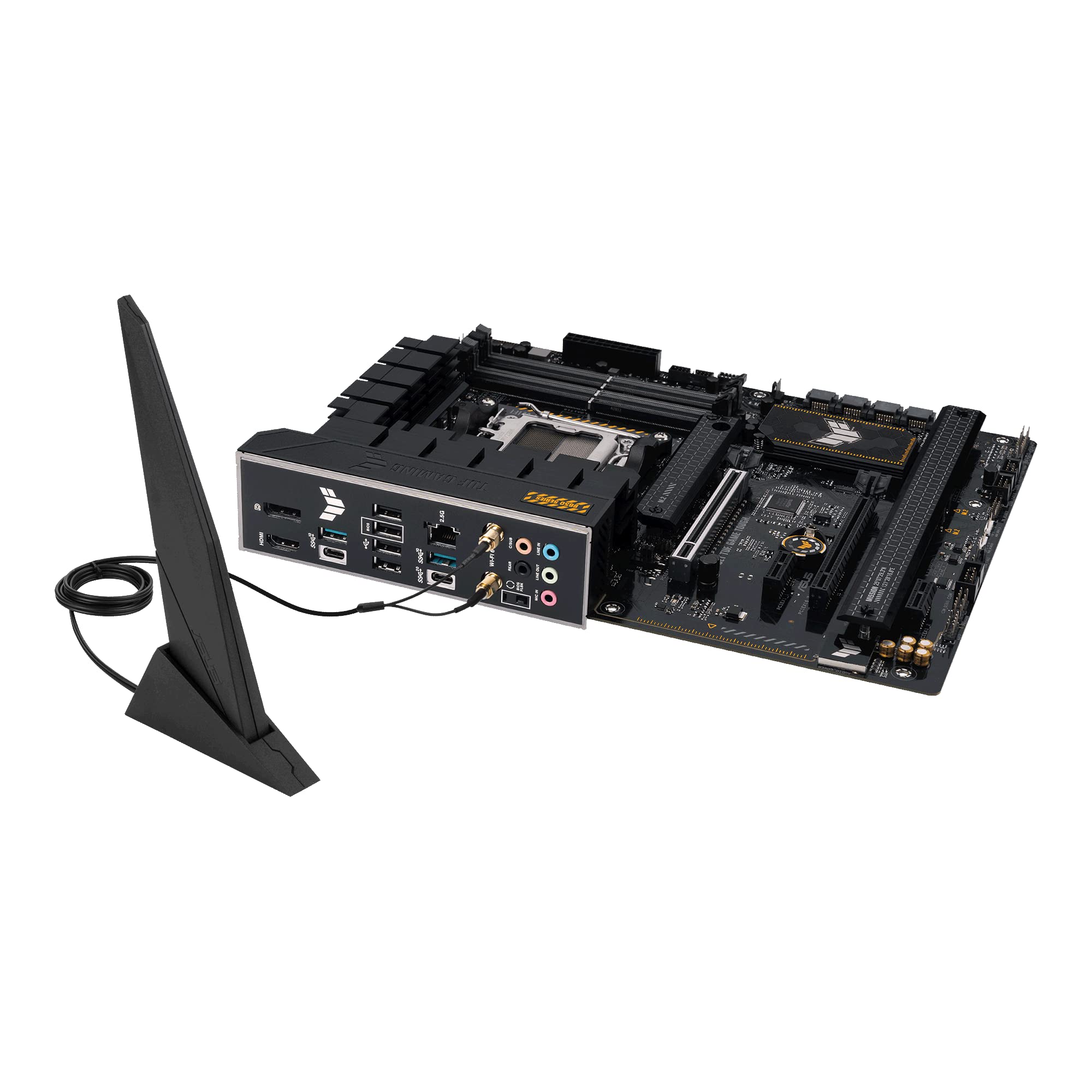 ASUS TUF Gaming B850-PLUS Mainboard Sockel AMD AM5 (AMD B850, ATX, PCIe 5.0, WiFi 7, 2X M.2, Aura Sync)