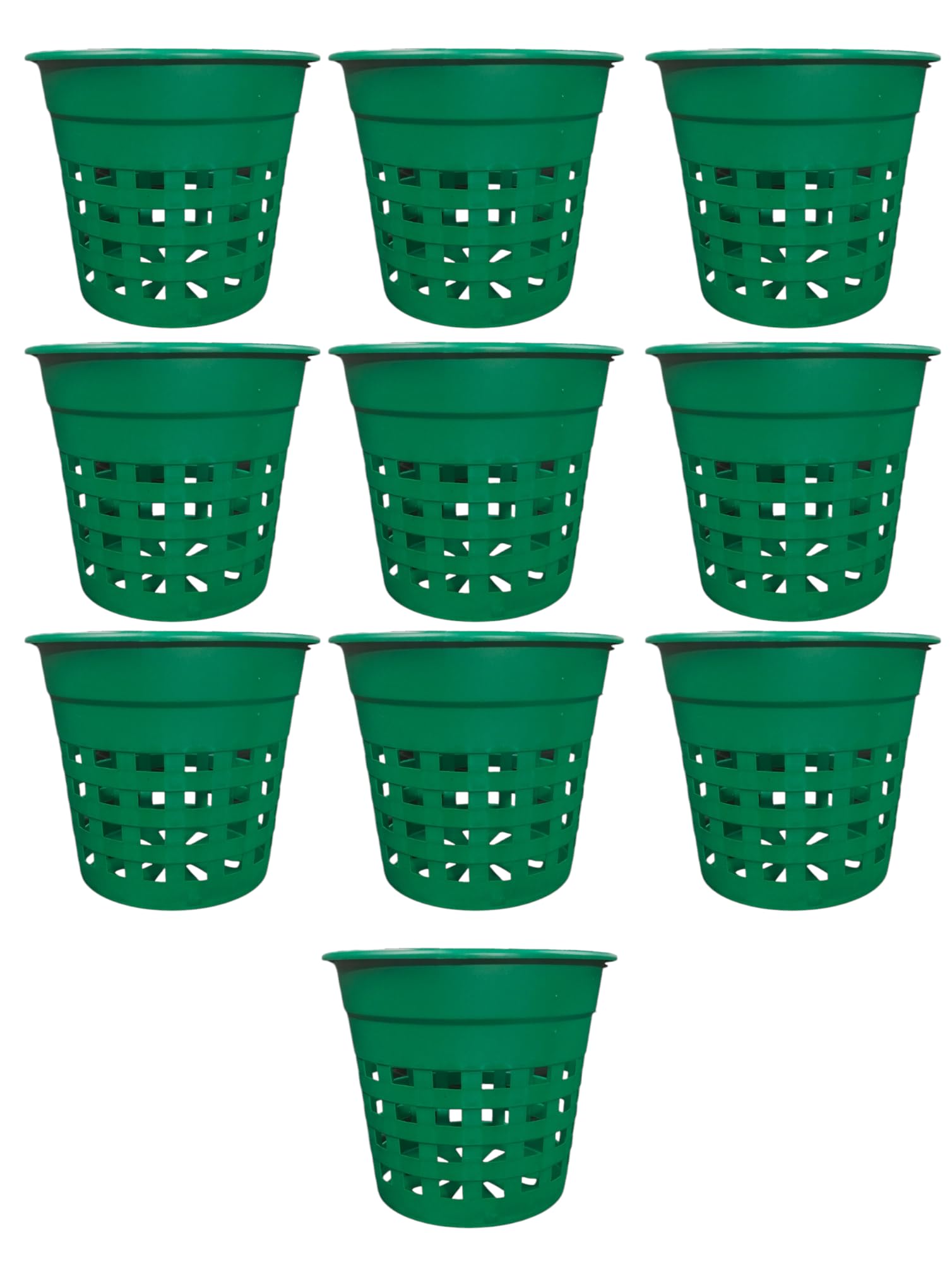 Orchid Planter Orchid Pot, Net Pot 6 inch Size, Garden Pot/Flower Pot Set of 10, Perforated Design-image-6
