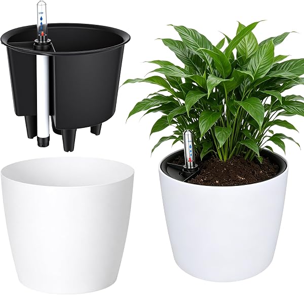 Hbzunt Blumentopf mit Bewässerungssystem 17,5cm – Bild 1