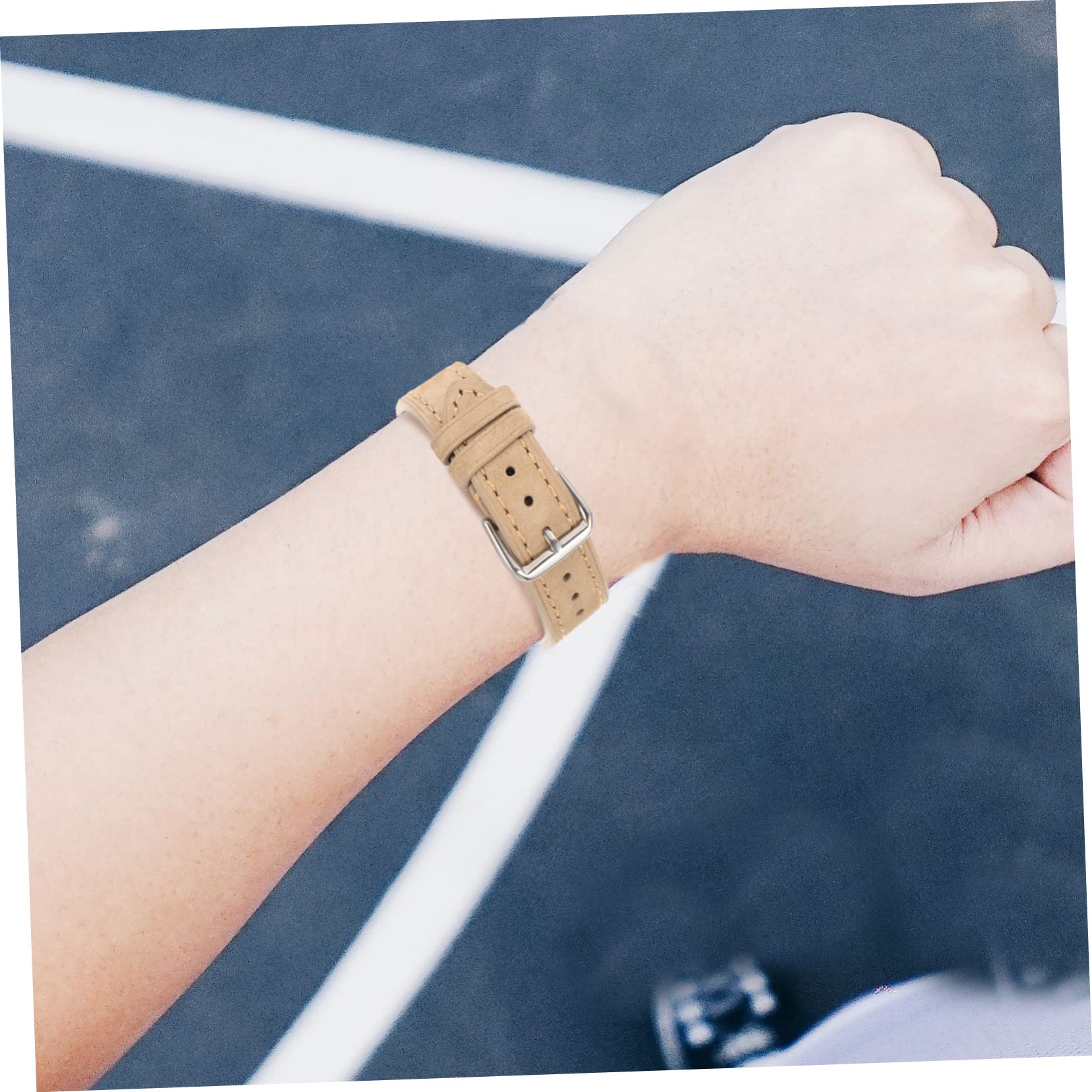 Uonlytech 3piezas Correa De Reloj De Suede y Resistente Para Uso Diario Compatible Reemplazo De Reloj Costura Ligera y Transpirable Fácil De Instalar y Ajustar