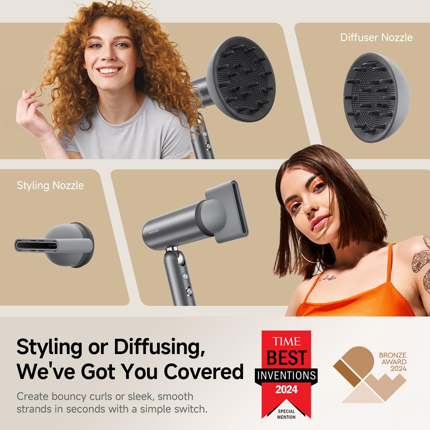 Amazon.com : Dreame Pocket Pro Hair Dryer, Dual Voltage Travel